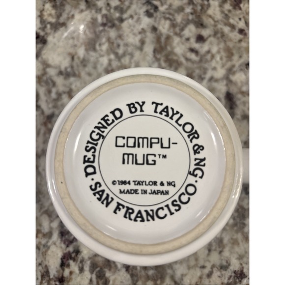 Vintage 1984 Terminal Madness Coffee Tea Cup Mug Compu-Mug Taylor & NG - Picture 3 of 8